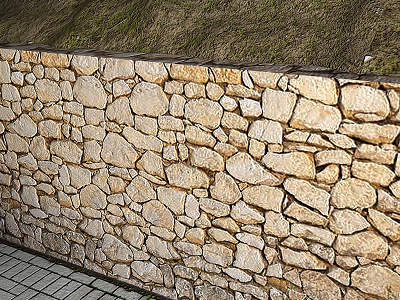 Preço em Moçambique de m³ de Muro de contenção de alvenaria de pedra.  Gerador de preços para construção civil. CYPE Ingenieros, S.A.
