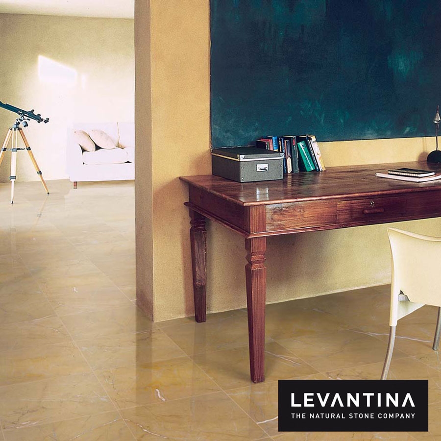 LEVANTINA. Mármore Amarillo Marés. Realização.